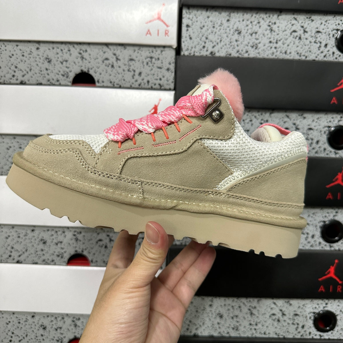 UGG Mele Low Sneaker 4032 | White Pink | EU Sizes 35–44