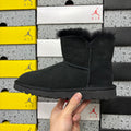 UGG Mid-Calf Snow Boots Wooden Buckle 6422 | Black | Sizes 35-40