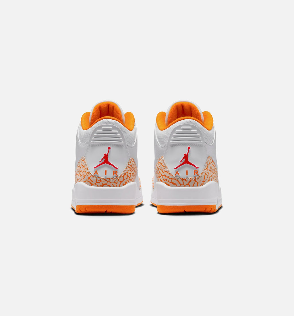 Air Jordan 3 Retro Orange Citrus Women's Lifestyle Shoe - White/Multicolor
