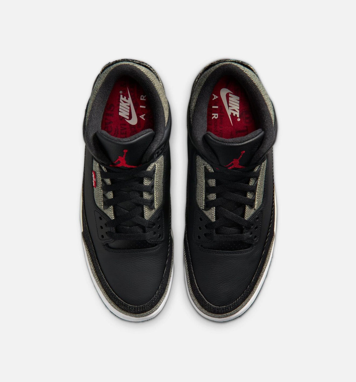 Air Jordan 3 Retro x Levi's Men's – Denim/Black/Gym Red