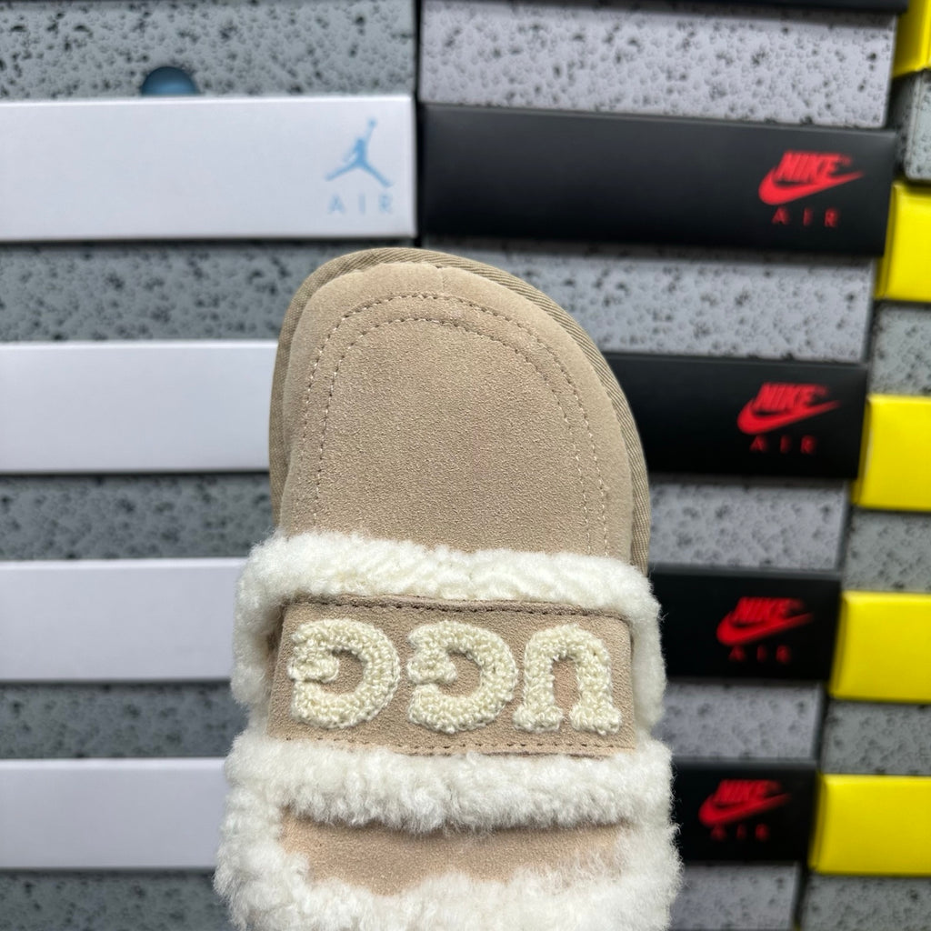 UGG Embroidered Half Slipper 5095 | Khaki | EU Sizes 35–40