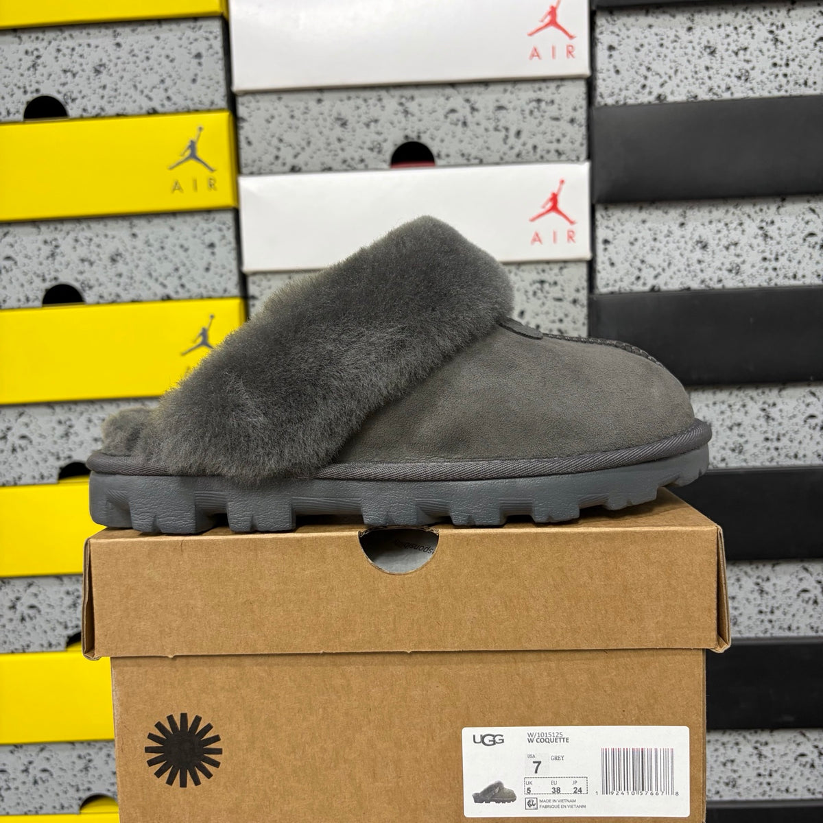 UGG Fluff Star Slide 5125 | Grey | EU Sizes 35–40