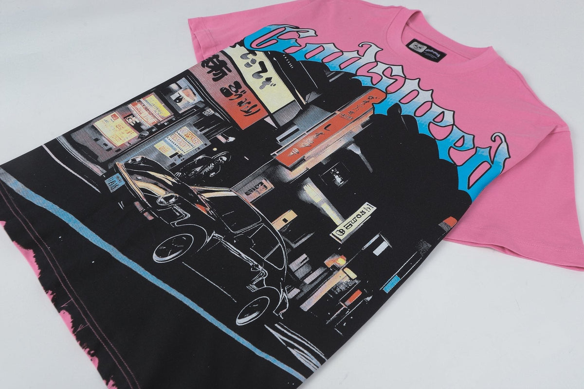 Godspeed Street Car Graphic T-Shirt