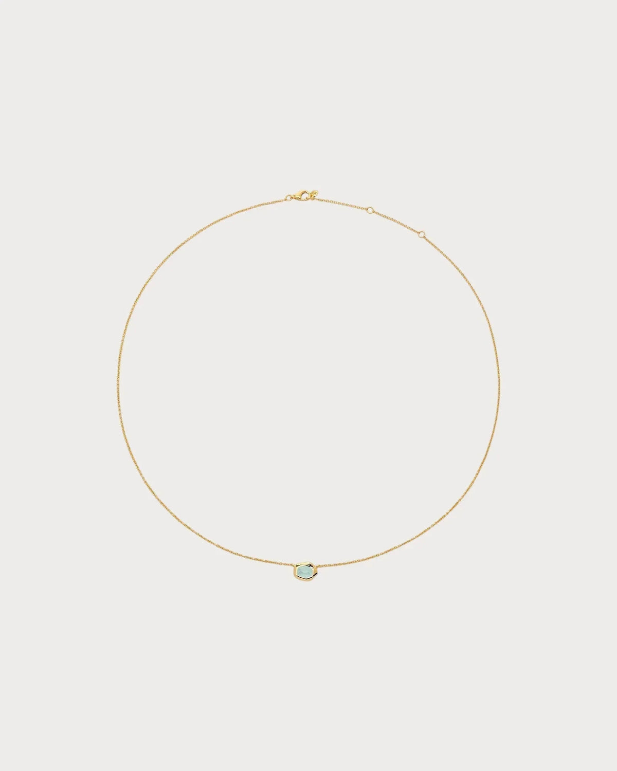 MONICA VINADER Odyssey 18ct Yellow-Gold Vermeil and Aquamarine Necklace(Blue)