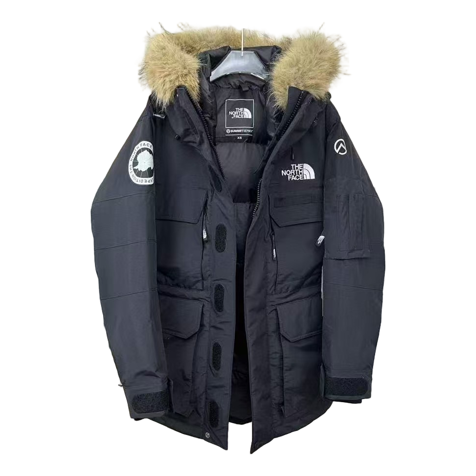 The North Face Four-Pocket Fur-Trim Hooded Parka | Graphite | Women's Winter Coat