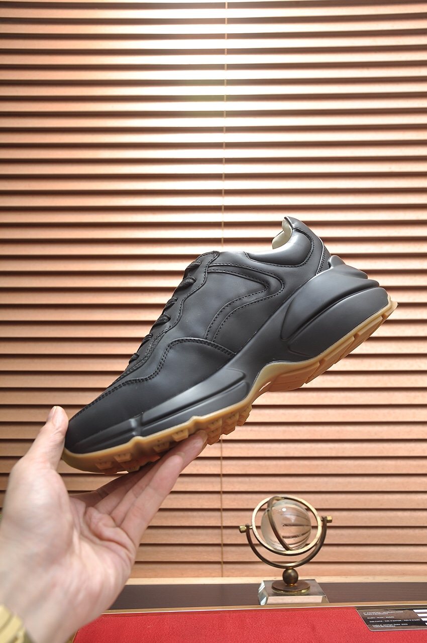 Gucci Black Multicolor Low-Top Sneakers