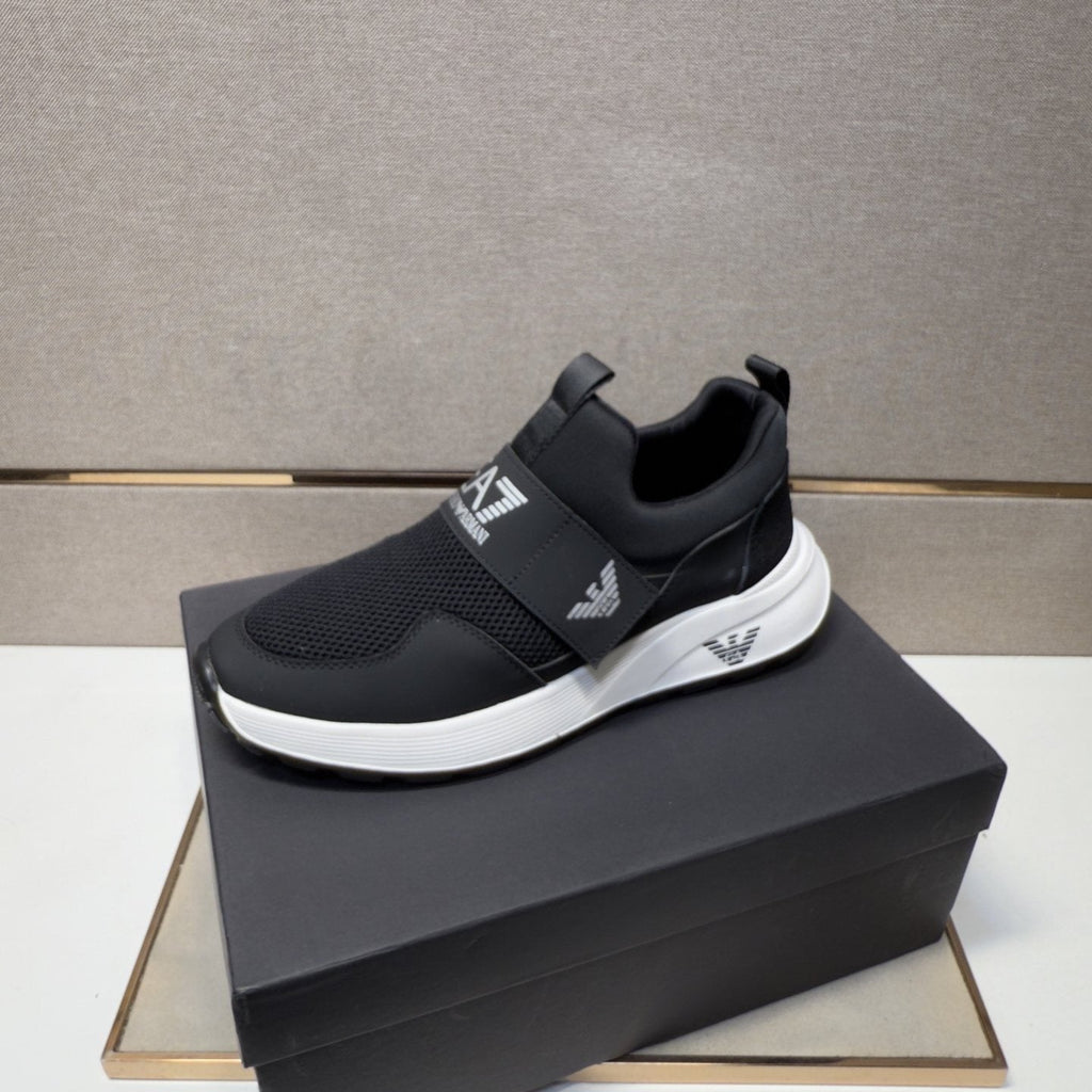 Emporio Armani EA7 Mesh Slip-On Sneakers