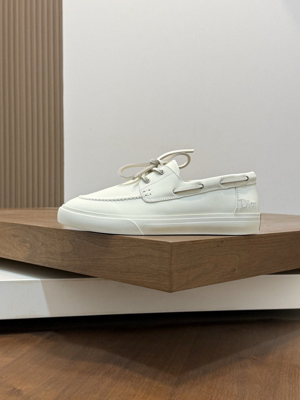 Dior Men's Contrast-Trim Lace-Up Casual Shoes