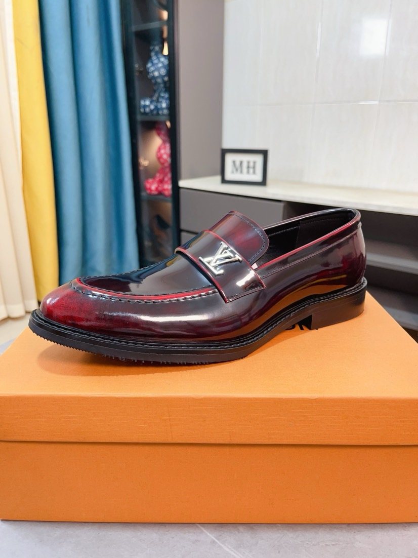 Louis Vuitton Textured Hardware Loafers