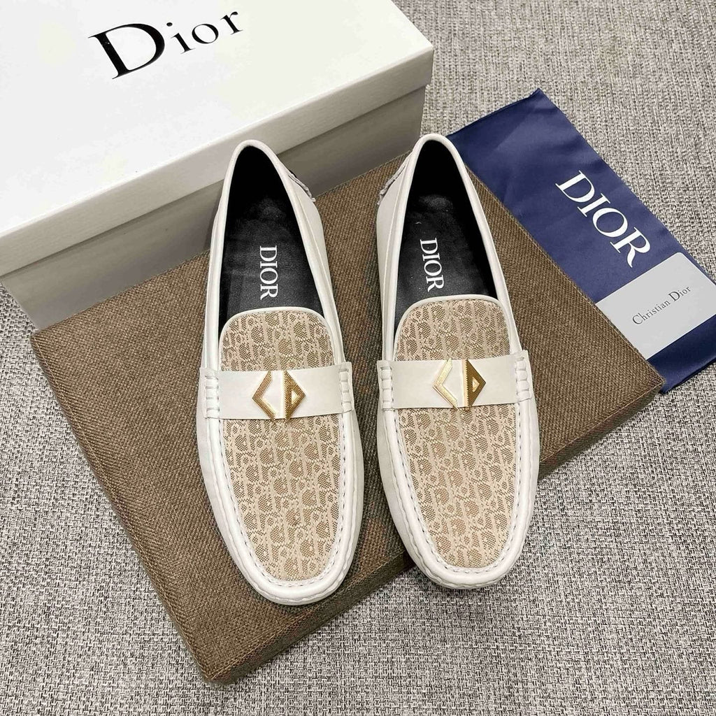 Dior Men's Monogram Hardware Loafers